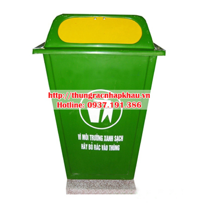 thùng rác 60L nắp đẩy